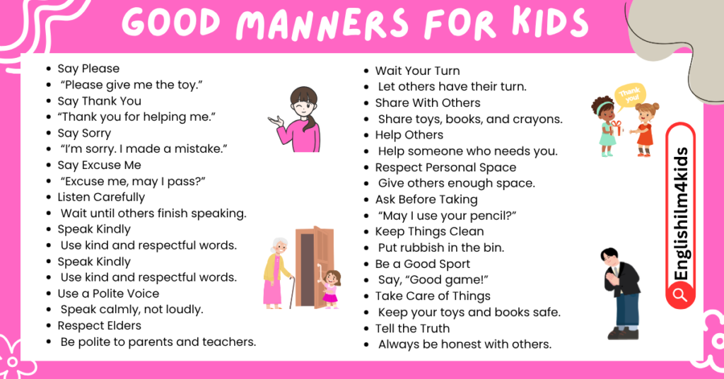 Good Manners for kids (2)