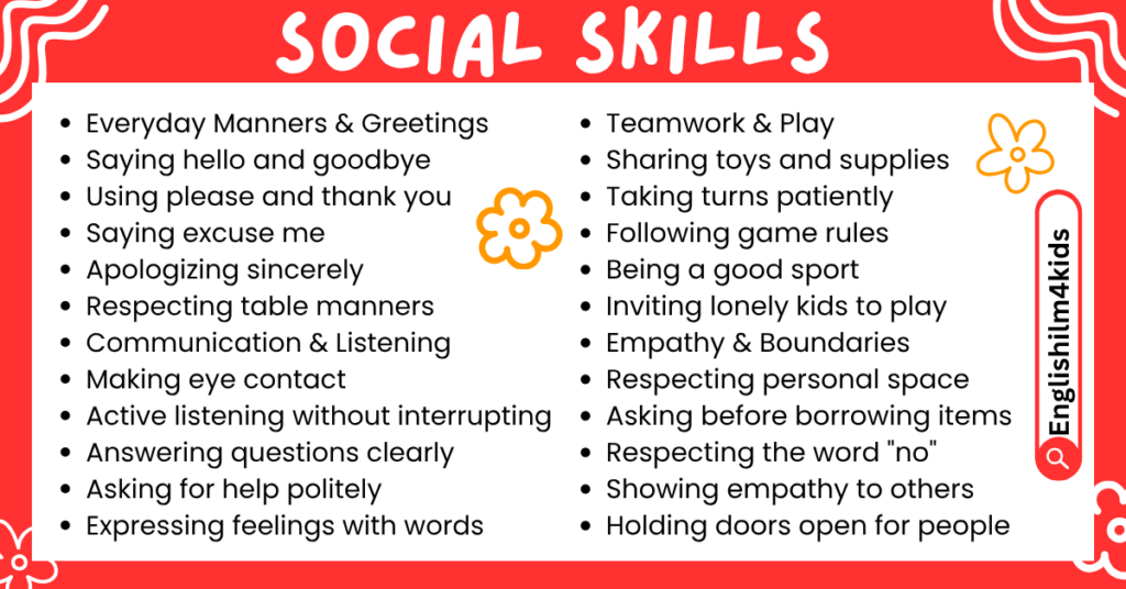 Social Skills for Kids Easy Ways to Build Good Social Skills