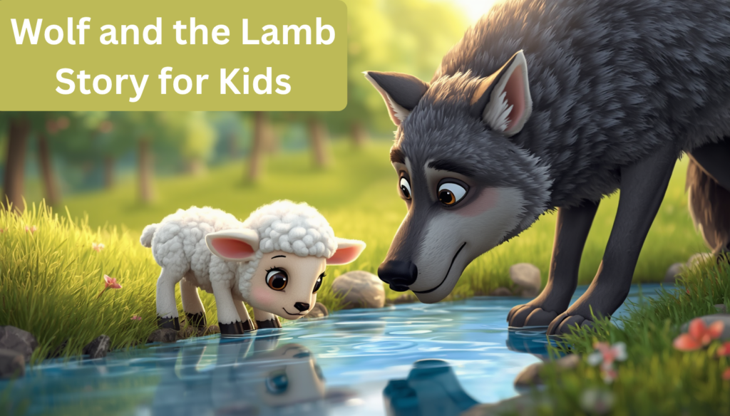 The Wolf and the Lamb Story for Kids with Moral