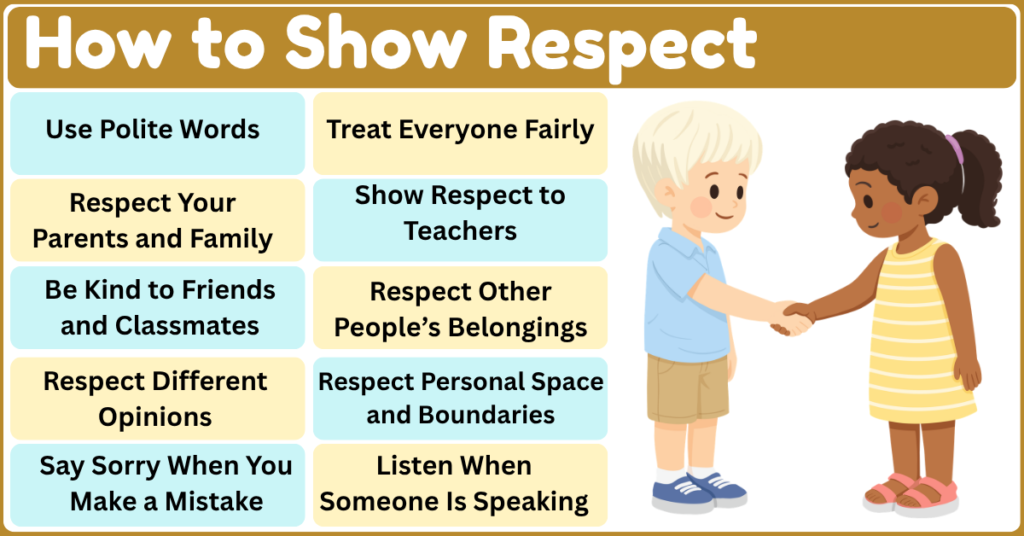 How to Show Respect Simple Lessons for Kids