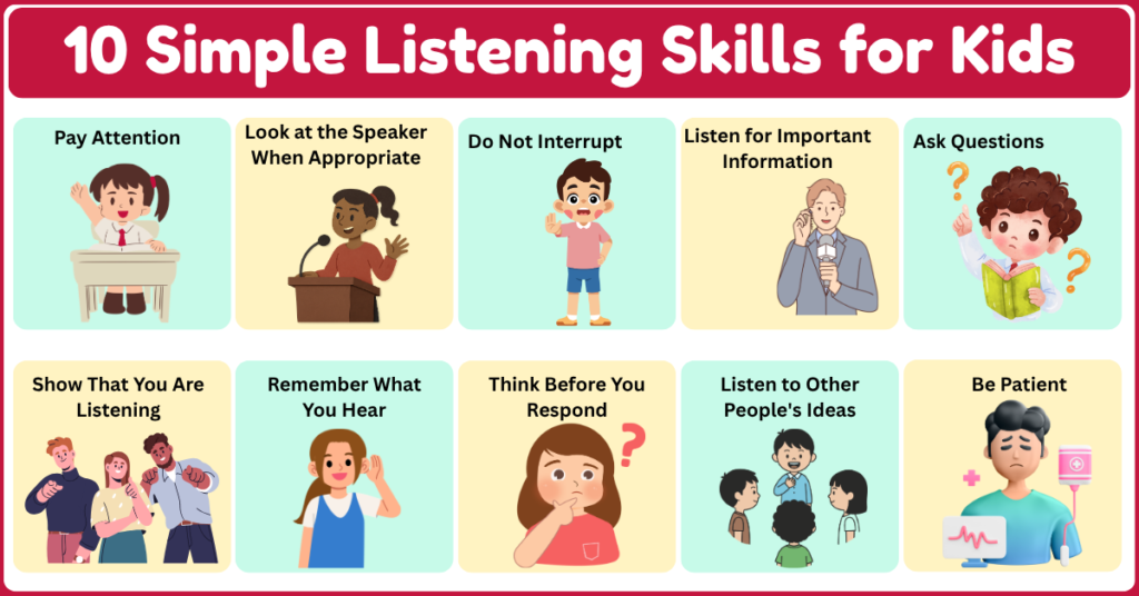 Listening Skills for Kids Simple Ways to Listen Better